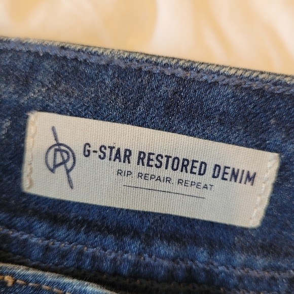 NWT G-Star Restored Denim Lynn mid skinny jeans size W24/L30 - Picture 12 of 16